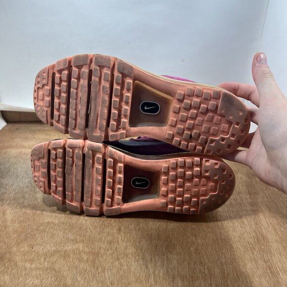 Nike Air Max 2017 Shoes Womens Size 9 Purple Pink Orange Running 849560-502 - Picture 7 of 9